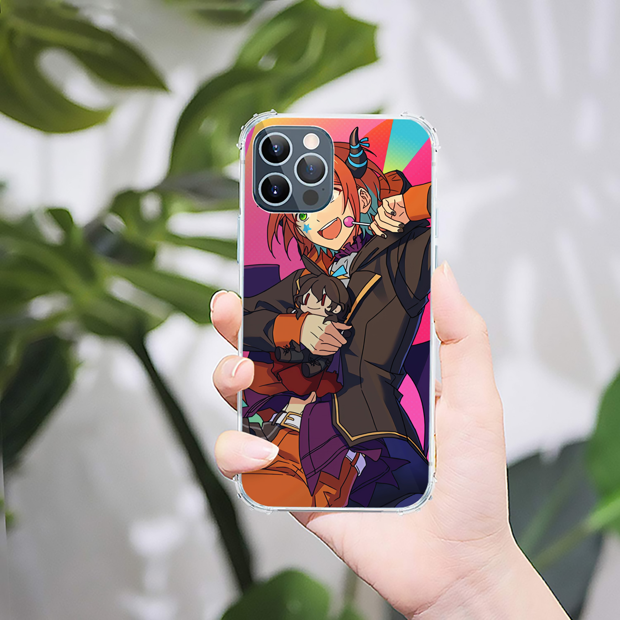 （画像用） あんさんぶるスターズ! Ensemble Stars 【iPhone 12シリーズ対応】透明スマホケース（クリアソフトケース）